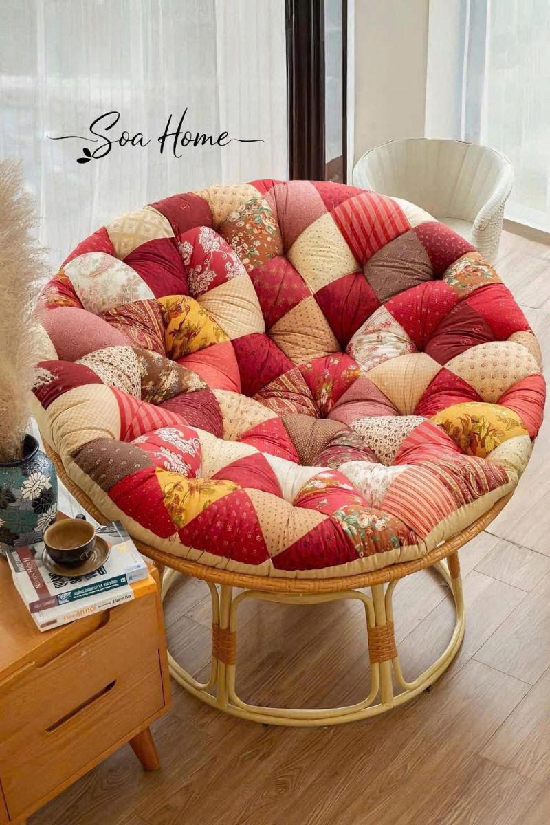   GHế thư giãn Papasan 1,2m