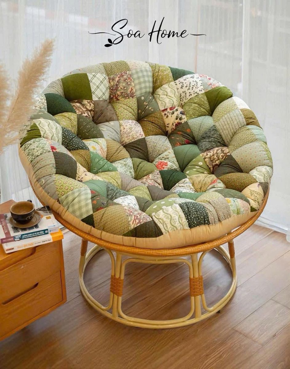  Ghế giả mây Papasan 120cm 