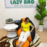 Ghế Lười Giọt Nước Size XL (90 X140cm) Vải Kate