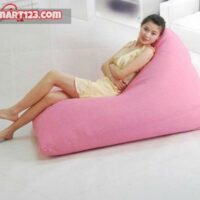 Ghế Lười Kim Tự Tháp Trung (1m X 1,2m) Vải Kate Hồng