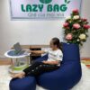Ghế Lười Quả Lê Có Tựa Lưng (100 X 150 Cm) Vải Cotton Thái